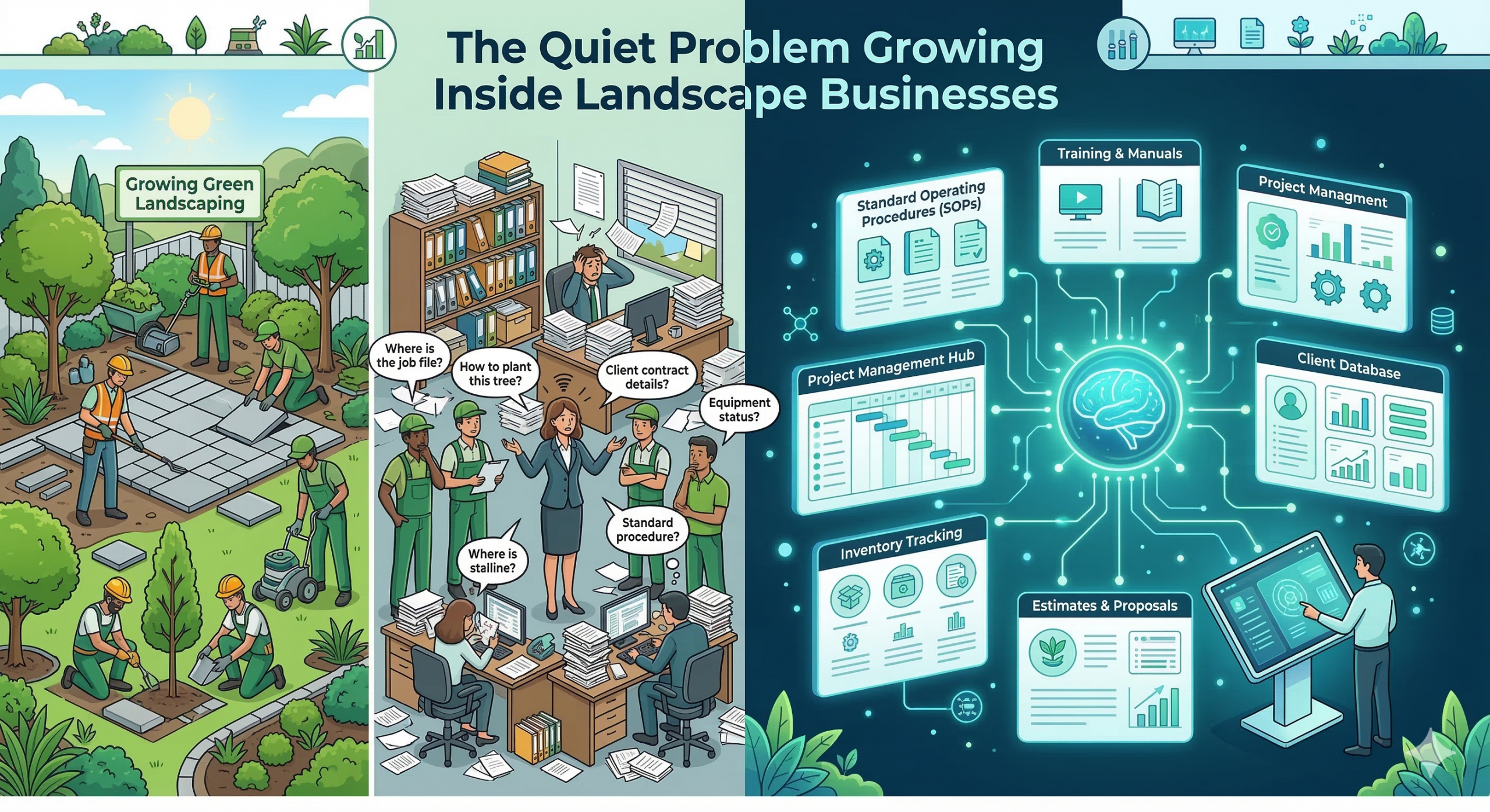 AI for Landscape Businesses : Solving the Knowledge Gap